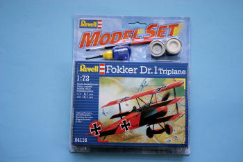 FOKKER DR 1 TRIPLANE MODEL SET